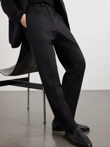 Barena Straight-Leg Pleated Wool-Blend Gabardine Trousers - Men | Thumbnail 5
