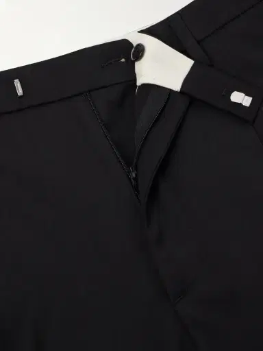 Barena Straight-Leg Pleated Wool-Blend Gabardine Trousers - Men | Thumbnail 6