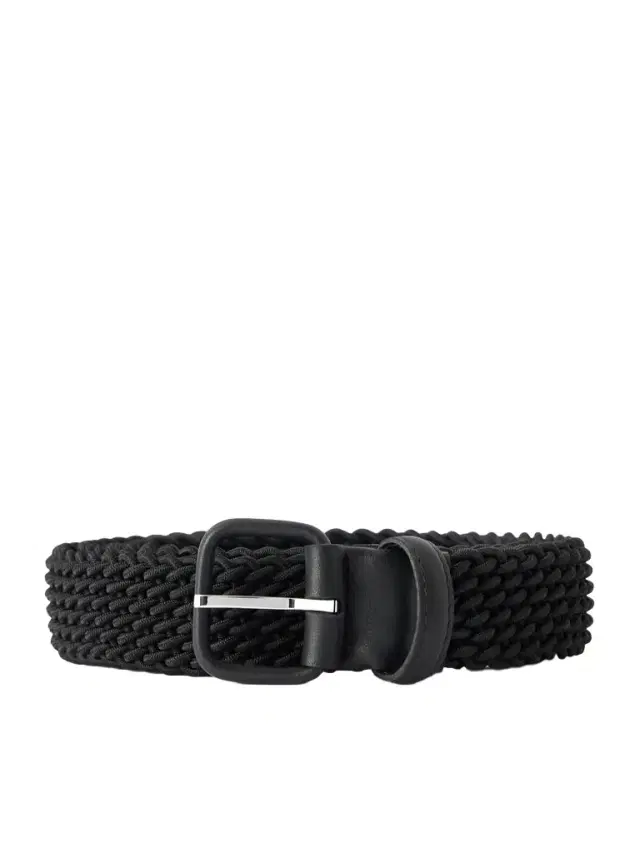 Charvet Leather-Trimmed Woven Belt - Men
