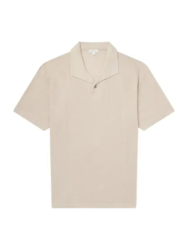 Linen-Piqué Polo Shirt - Men
