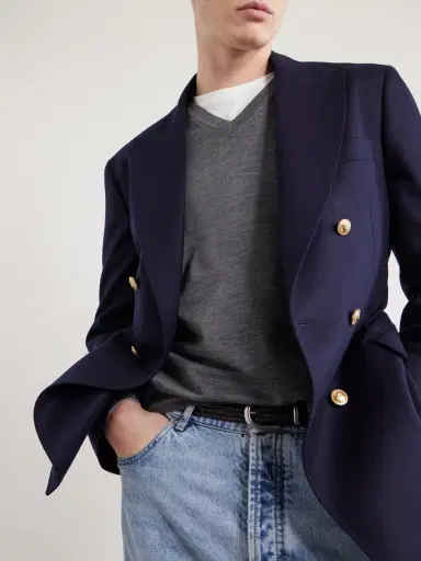 Brunello Cucinelli Wool and Cashmere-Blend Sweater - Men | Thumbnail 5
