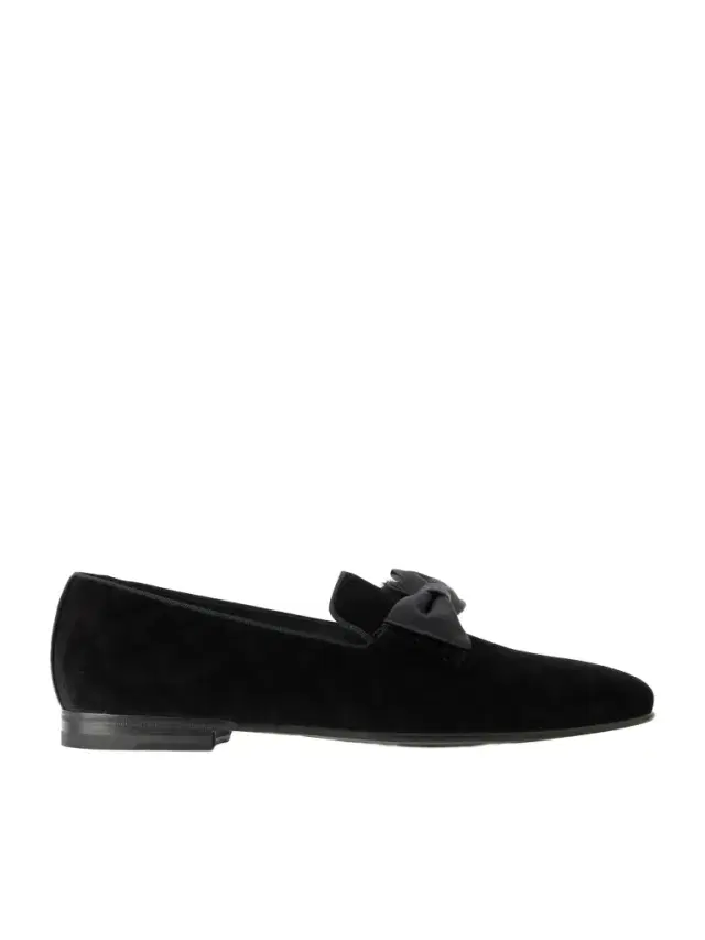 Manolo Blahnik Rufus Bow-Detail Quilted Velvet Loafers - Men