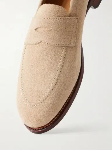 MORJAS Suede Penny Loafers - Men | Thumbnail 4 MORJAS Suede Penny Loafers - Men | Thumbnail 4