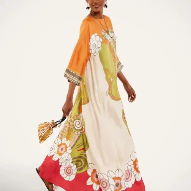 La DoubleJ Muumuu Dress Round Neck | Thumbnail 4 La DoubleJ Muumuu Dress Round Neck | Thumbnail 4