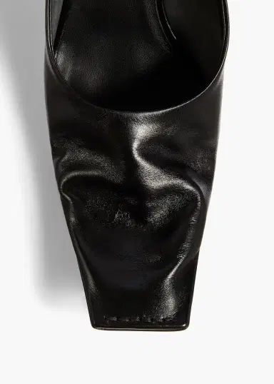 Khaite Marlene Pump In Black Glazed Leather | Thumbnail 5