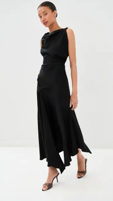 Victoria Beckham Posy Midi Dress | Thumbnail 5