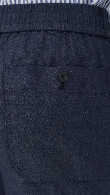 Madewell x Shopbop Everywear Linen Shorts 5 Dark Indigo | Thumbnail 6 Madewell x Shopbop Everywear Linen Shorts 5 Dark Indigo | Thumbnail 6
