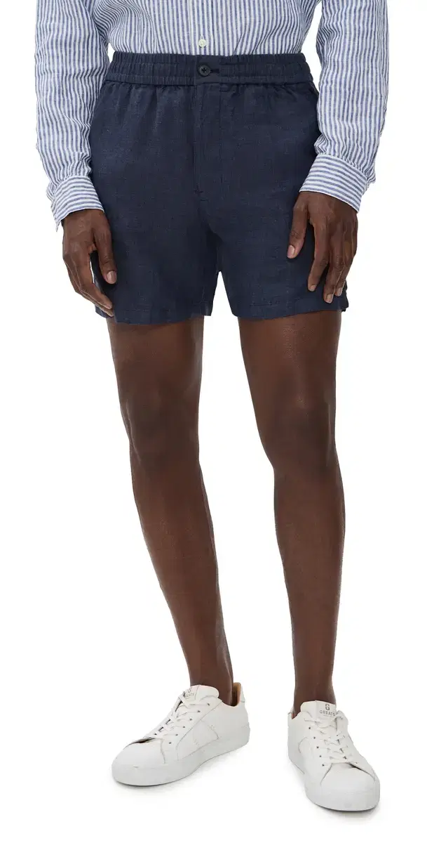 x Shopbop Everywear inen Shorts 5 Dark Indigo