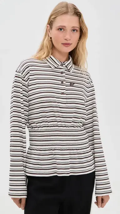 Baum und Pferdgarten Josefin Tee Coffee Bean Stripe M | Thumbnail 2 Baum und Pferdgarten Josefin Tee Coffee Bean Stripe M | Thumbnail 2