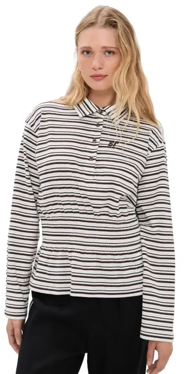 Baum und Pferdgarten Josefin Tee Coffee Bean Stripe M | Thumbnail 1 Baum und Pferdgarten Josefin Tee Coffee Bean Stripe M | Thumbnail 1