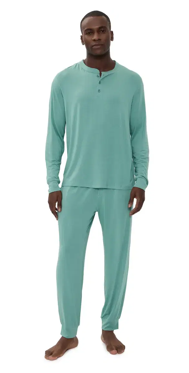 Eberjey Henry Modal Long Pajama et eagrass