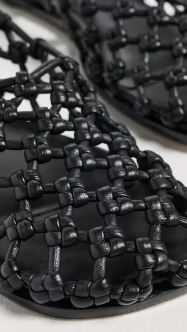 FRĒDA SALVADOR Sally Knotted Ballet Flats Black Knotted Calf | Thumbnail 6 FRĒDA SALVADOR Sally Knotted Ballet Flats Black Knotted Calf | Thumbnail 6