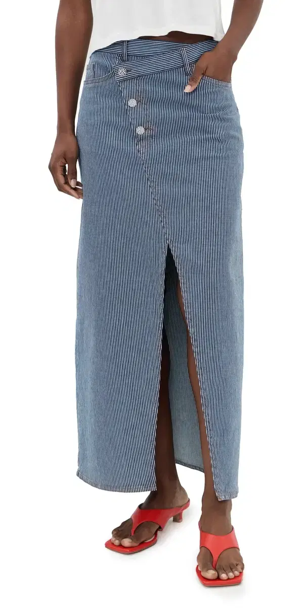 Sigge Skirt Milky Boy Stripe