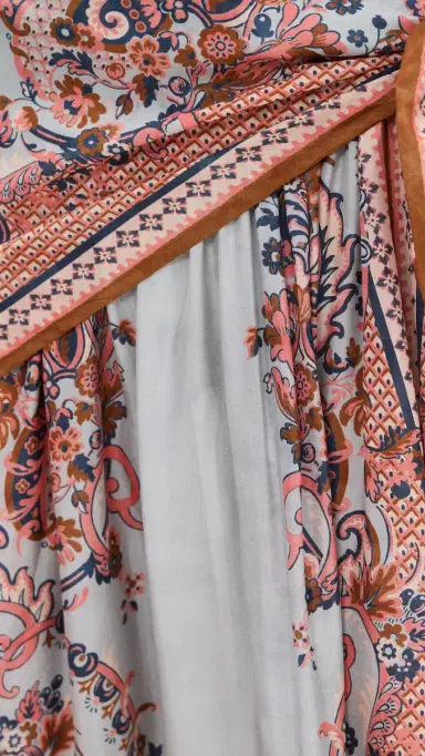 Zimmermann Silk Aster Scarf Midi Skirt | Thumbnail 6