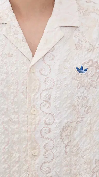 Adidas Printed Seersucker Resort Shirt | Thumbnail 6 Adidas Printed Seersucker Resort Shirt | Thumbnail 6