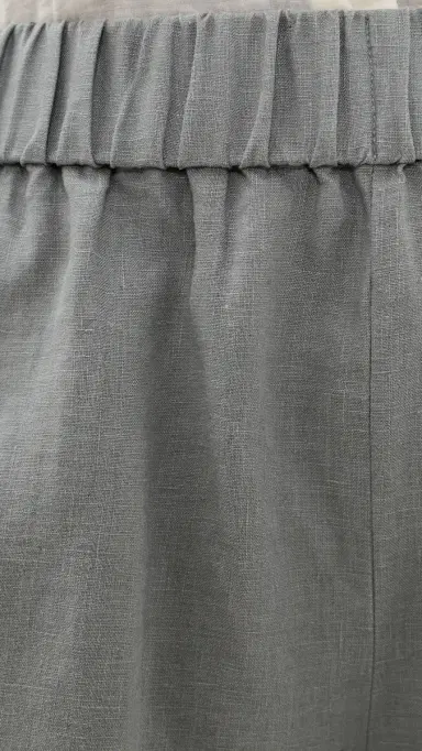 Jenni Kayne Logan Linen Shorts Sea Salt M | Thumbnail 6