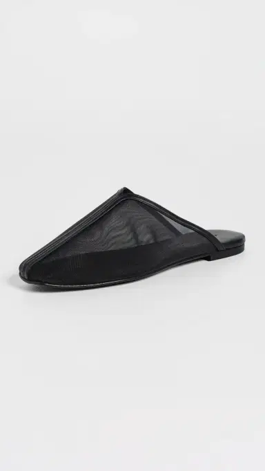 FRĒDA SALVADOR Saanvi Slides Black Mesh | Thumbnail 2 FRĒDA SALVADOR Saanvi Slides Black Mesh | Thumbnail 2
