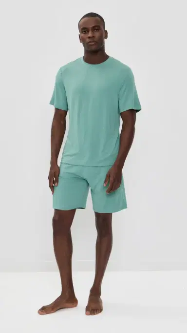 Eberjey Henry Modal Short Pajamas et eagrass | Thumbnail 2