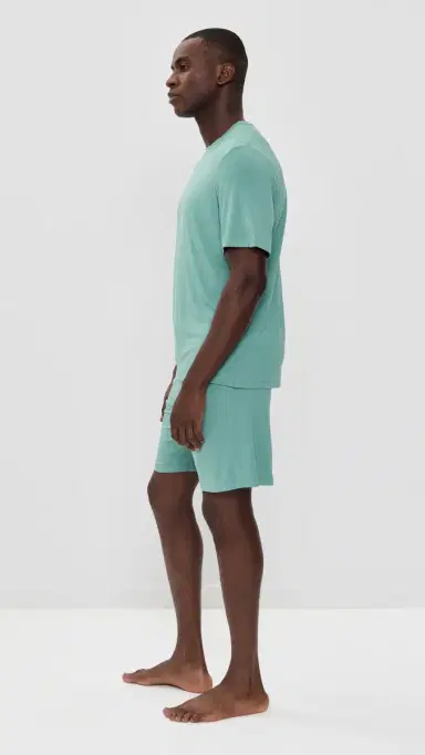 Eberjey Henry Modal Short Pajamas et eagrass | Thumbnail 4