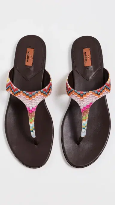Missoni Lilian Raschel Sandals | Thumbnail 5 Missoni Lilian Raschel Sandals | Thumbnail 5