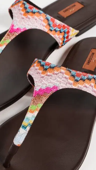 Missoni Lilian Raschel Sandals | Thumbnail 6 Missoni Lilian Raschel Sandals | Thumbnail 6