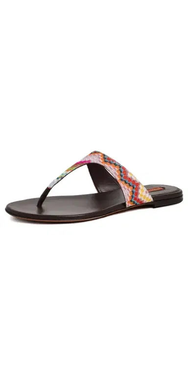 Missoni Lilian Raschel Sandals | Thumbnail 1 Missoni Lilian Raschel Sandals | Thumbnail 1