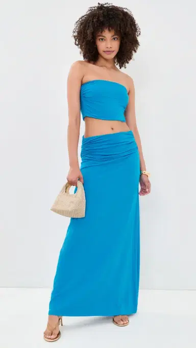 Ramy Brook Brooklyn Skirt Aegean Blue | Thumbnail 5