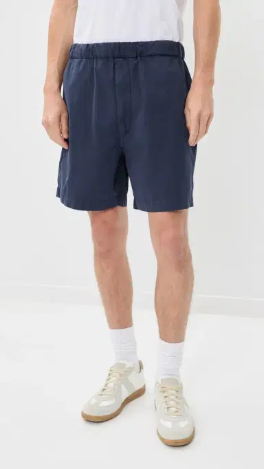 Madewell Poplin Pull-On Shorts Ink | Thumbnail 2