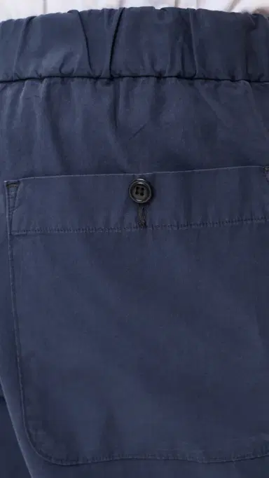 Madewell Poplin Pull-On Shorts Ink | Thumbnail 6