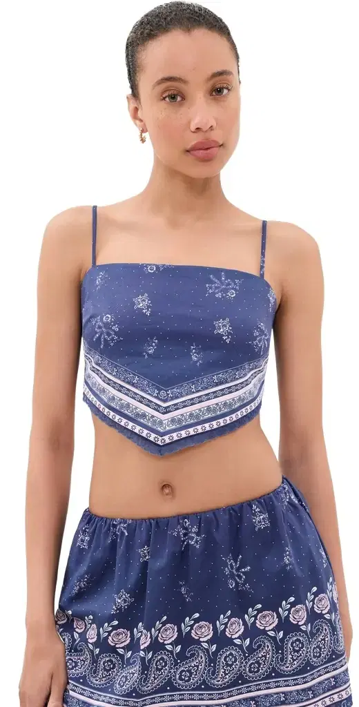 LoveShackFancy ollie Top IDNIGHT HARBOR