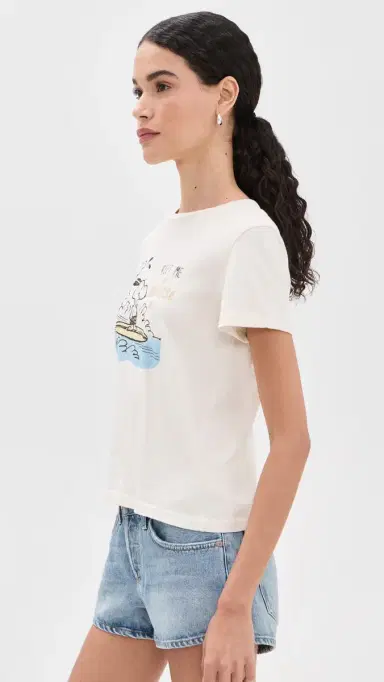 RE/DONE Classic Tee Snoopy Hang Ten | Thumbnail 4 RE/DONE Classic Tee Snoopy Hang Ten | Thumbnail 4