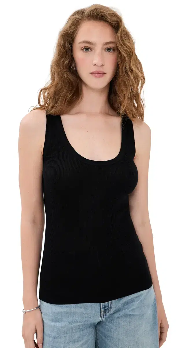 coop Neck Rib Tank Ink