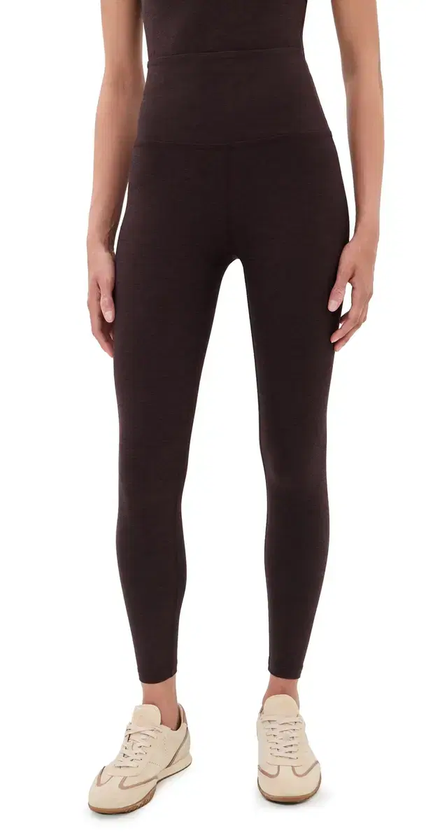 Beyond Yoga Spacedye Caught In The Midi 7/8 eggings DARK CHOCOATE HEATHER