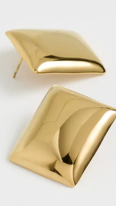 Luv AJ The Biarritz Studs Gold One Size | Thumbnail 4