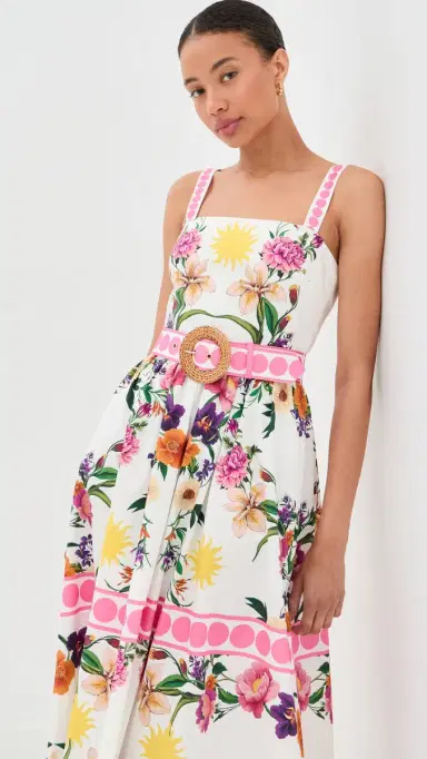Borgo de Nor Ninet Dress Botanica P. Ment | Thumbnail 2 Borgo de Nor Ninet Dress Botanica P. Ment | Thumbnail 2