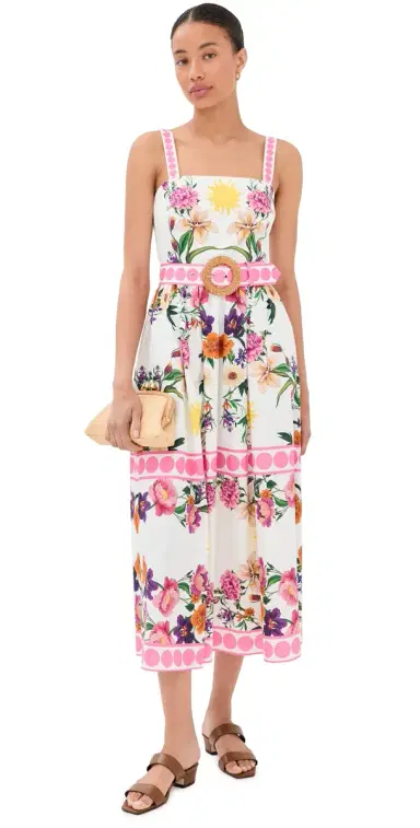 Borgo de Nor Ninet Dress Botanica P. Ment | Thumbnail 1 Borgo de Nor Ninet Dress Botanica P. Ment | Thumbnail 1