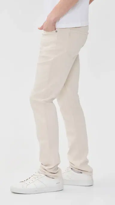 PAIGE Federal Transcend Slim Straight Jeans Sea Shell 32 | Thumbnail 4