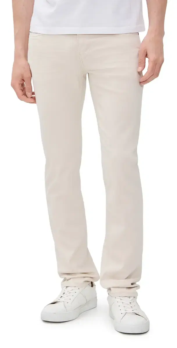 PAIGE Federal Transcend Slim Straight Jeans Sea Shell