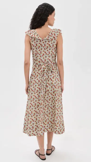 Sea Viera Print Midi Dress Multi L | Thumbnail 3