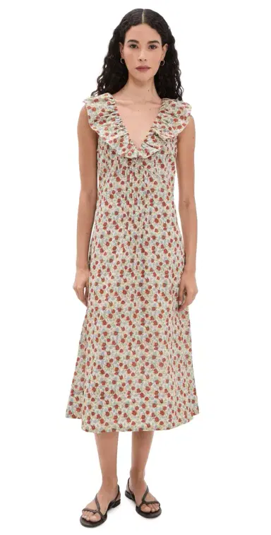Sea Viera Print Midi Dress Multi L | Thumbnail 1