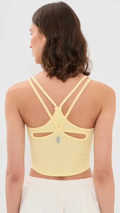 FP Movement Break A Sweat Free Throw Tank Sunlt Yellow M/L | Thumbnail 3