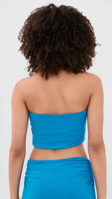 Ramy Brook Solid Raya Top Aegean Blue S | Thumbnail 3