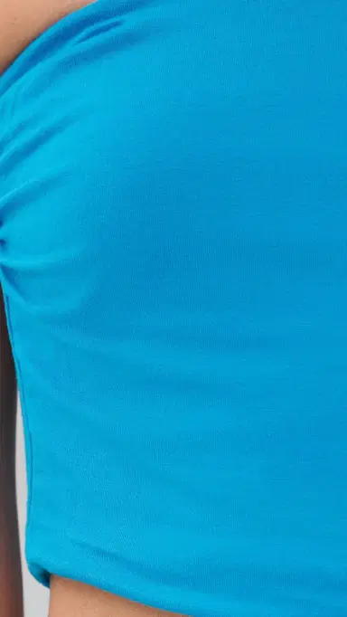 Ramy Brook Solid Raya Top Aegean Blue S | Thumbnail 6