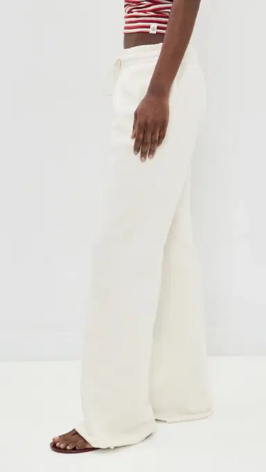 RE/DONE Flare Sweatpants Vintage White | Thumbnail 4