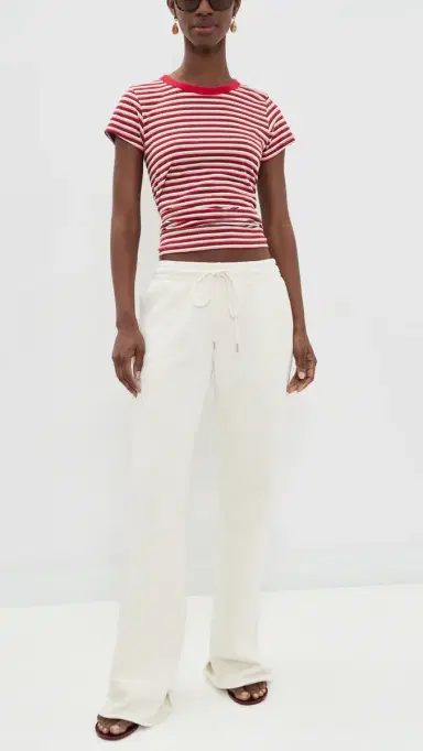 RE/DONE Flare Sweatpants Vintage White | Thumbnail 5