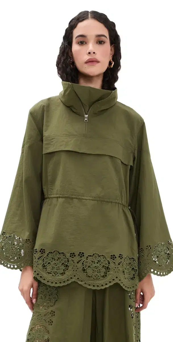 Sea Vittoria Eyelet Jacket Olive