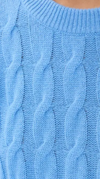 Lisa Yang Seymour Cashmere Sweater Azure | Thumbnail 6