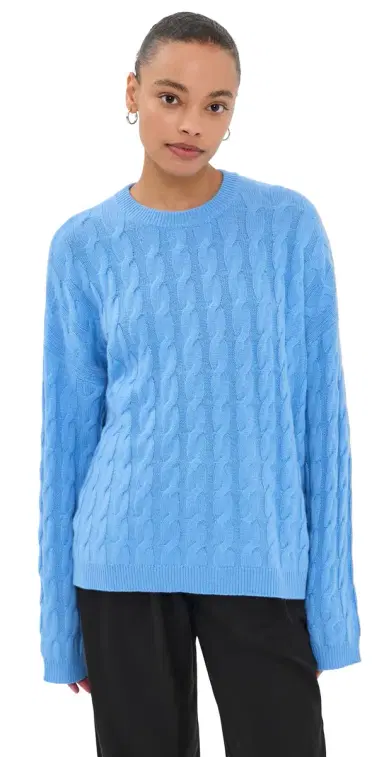 Lisa Yang Seymour Cashmere Sweater Azure | Thumbnail 1