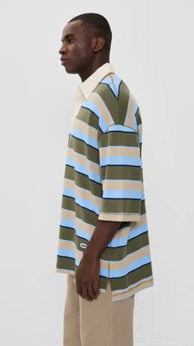 AMI Oversized Jersey Polo | Thumbnail 4 AMI Oversized Jersey Polo | Thumbnail 4