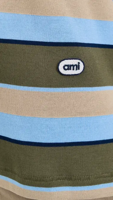 AMI Oversized Jersey Polo | Thumbnail 6 AMI Oversized Jersey Polo | Thumbnail 6